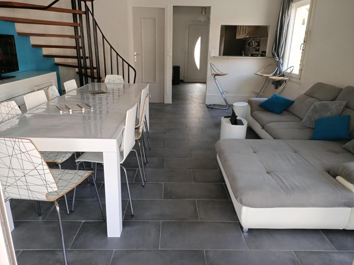 Location Bord de mer, villa de vacances 9 personnes - jardin Valras-Plage Exterior foto